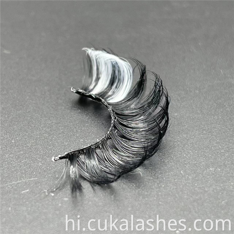 White Dd Curl Russian Lashes